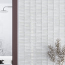 White 12x13 Trapezium Glossy Matte Glass Mosaic Tile (5 pack, 5.38 sq ft/case)