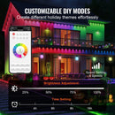 RGB Outdoor String Lights, 50FT with APP Control