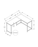 Contemporary L-Shaped Computer Desk for Home Office by HouseOfZazla