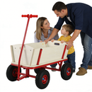 Wooden Children's Outdoor Stroller with Four-Wheel Design by HouseOfZazla