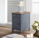 Americana - Chairside Table - Blue by HouseOfZazla