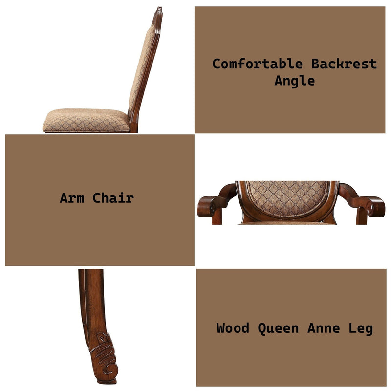 Chateau De Ville - Arm Chair (Set of 2) - Cherry, photo 2 of 5