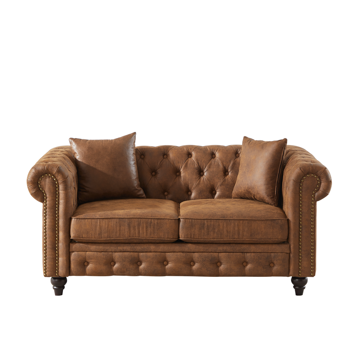 FX 63.5" Contemporary Design Chesterfield Sofa, photo 7 of 10