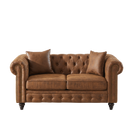 FX 63.5" Contemporary Design Chesterfield Sofa