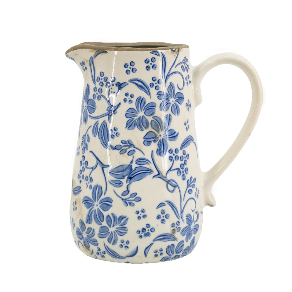 Ceramic Pitcher Vase With Handle, photo 2 of 8