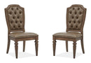 Durango - Wood Dining Side Chair With Upholstered Seat and Back (Set of 2) - Willadeene Brown
