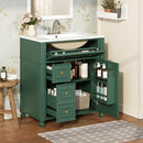 Bathroom Vanity Cabinet With Sink, Soft Close Doors With Door Organizer by Unique Piece Furniture