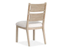 Sunset Cove - Upholstered Side Chair With Wood Back (Set of 2) - Sanibel Brown by Unique Piece Furniture