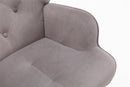 Accent chair Living Room/Bed Room, Modern Leisure Chair Silver Grey