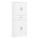 Bathroom Storage Cabinet With Multifunctional Storage Space, Drawer With Slide Rails, Adjustable Shelf