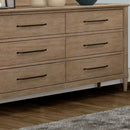 6 Drawer Dresser - Sand by HouseOfZazla
