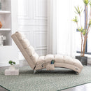 Massage Chaise Lounge Indoor With Remote Control, Ergonomic Electric Massage Lounger