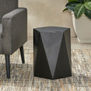 Side Table With Geometric Design by HouseOfZazla