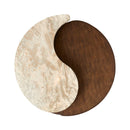 McPherson - Round Cocktail Table With Casters - Burnt Umber by Unique Piece Furniture