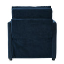 Upholstered Convertible Sleeper Sofa With 5 Position Backrest, Side Pockets, Storage by HouseOfZazla