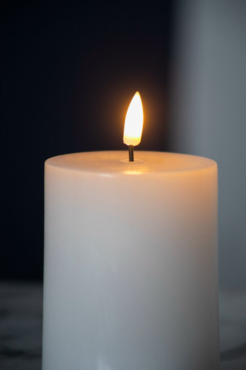 LED Candles With Wick And Remote Control Timer (Set of 2) - White, photo 5 of 9
