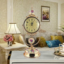 Vintage American Style Desktop Clock Home Ornament