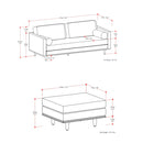 Morrison - Sofa And Ottoman Set by HouseOfZazla