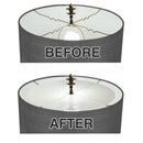 15.5" Round Diffuser Translucent Frosted White