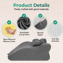 Ergonomic Spinal Posture Support & Multi-Functional Bed Pillow - Grey