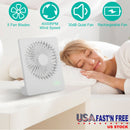 Portable Desk Fan USB Rechargeable Table Cooling Fan Quiet 5 Blades Desktop Fan with 3 Speeds Ajustment for Bedroom Office