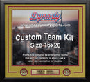 San Francisco 49ers Gold Custom NFL Football 16x20 Picture Frame Kit by Dynasty Sports & Framing