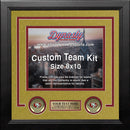 San Francisco 49ers Gold Custom NFL Football 8x10 Picture Frame Kit by Dynasty Sports & Framing