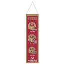San Francisco 49ers 8" x 32" Wool Banner by Dynasty Sports & Framing