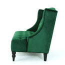 Modern Glam Velvet Loveseat