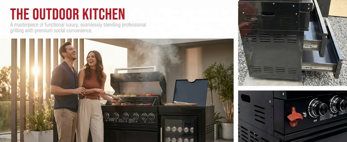 6-Burner Propane Gas Grill, photo 6 of 6