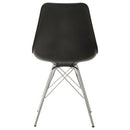 Padded Dining Chair (Set of 2) - Black by HouseOfZazla