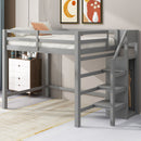 Loft Bed With Built In Storage Wardrobe And Staircase by HouseOfZazla