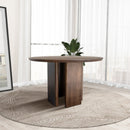 Alden - Round Dining Table - Walnut by HouseOfZazla