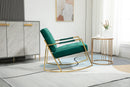 Accent Chair, leisure rocking chair with Stainless steel feet