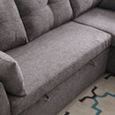 Modular Sectional Sofa L Shaped Modular Couch with Reversible Chaise Modular Sofa Sectional Couch with Storage Seats