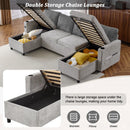 Sectional Sofa Bed With Pull Out Sleeper, USB Ports, Cup Holders by HouseOfZazla