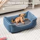 Small Dog Bed with Anti-Slip Bottom and Washable Cover by HouseOfZazla