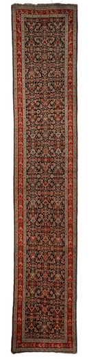 3’4” x 17’ Karabkah Antique Caucasian Wool on Wool Runner