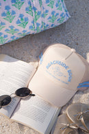 Beachside Book Club - Tan Canvas Trucker Hat