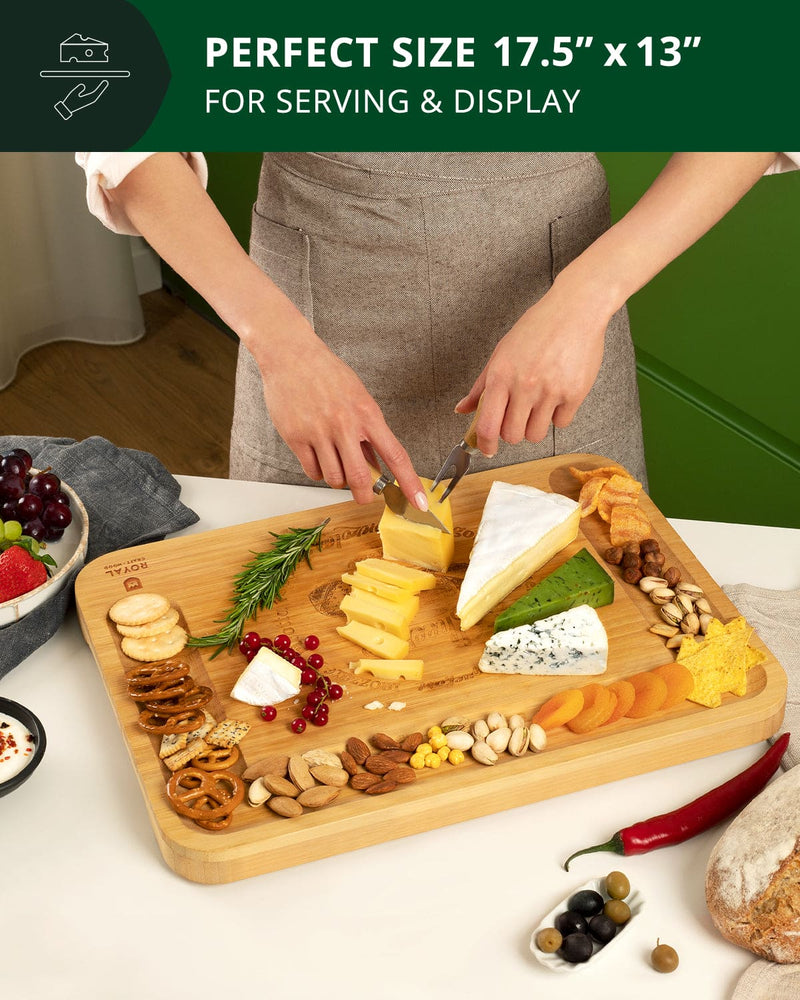 Cheese Board XXL with Cutlery Set, installed in a room