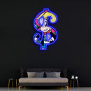 UV Printed Neon Richie Rich , Richie RichNeon Wall Art, Neon Light Sign, Custom Neon Sign, UV Print Neon Sign,Acrylic Neon Sign,Neon Gifts