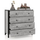 4-Drawer Dresser Modern Wooden Chest of Drawers for Bedroom Living Room by DirectDeals