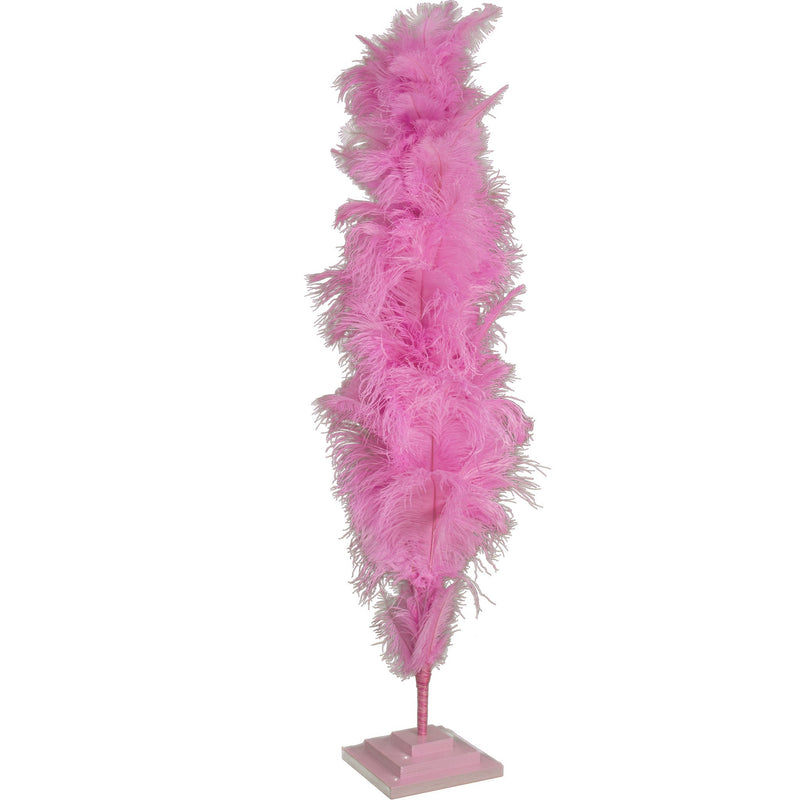 Pink Ostrich Feather Tree