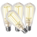 4 Pack - Dimmable Teardrop LED Vintage 60W Eq.