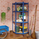 4-Tier Corner Shelving Unit Adjustable Garage Storage Utility Rack for Warehouse by LJGDeals