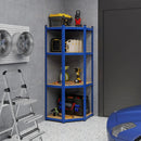 4-Tier Corner Shelving Unit Adjustable Garage Storage Utility Rack for Warehouse by LJGDeals