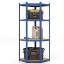 4-Tier Corner Shelving Unit Adjustable Garage Storage Utility Rack for Warehouse by LJGDeals