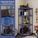 4-Tier Corner Shelving Unit Adjustable Garage Storage Utility Rack for Warehouse by LJGDeals