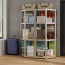 4-Tier Corner Shelving Unit Adjustable Garage Storage Utility Rack for Warehouse by LJGDeals