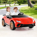 24V Ride-on Car for Kids 4WD 2-Seater Licensed Lamborghini Electric Vehicles with Music by LJGDeals